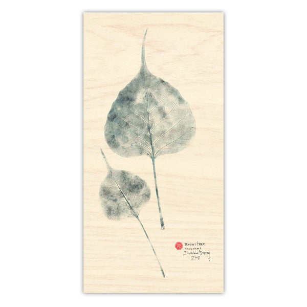 Pair of Bodhi Leaves