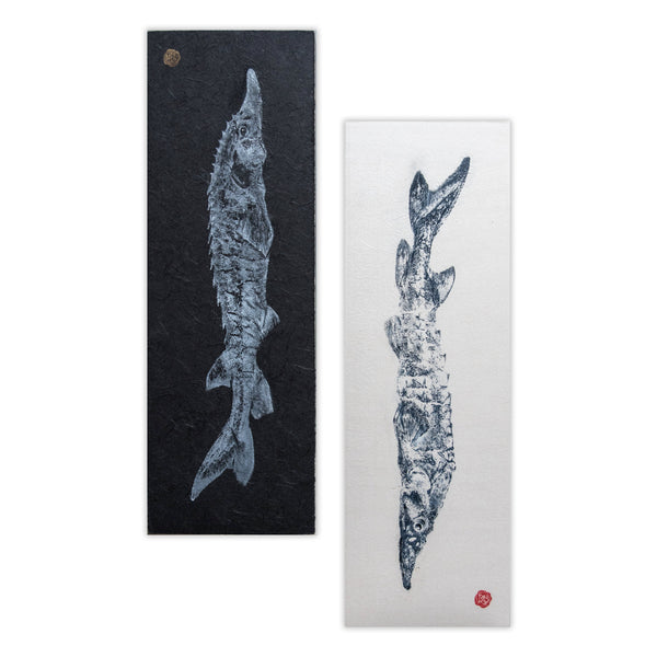 Green Sturgeon Diptych - Original