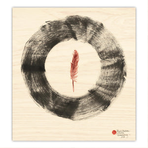 Enso and Red Tail Hawk Feather